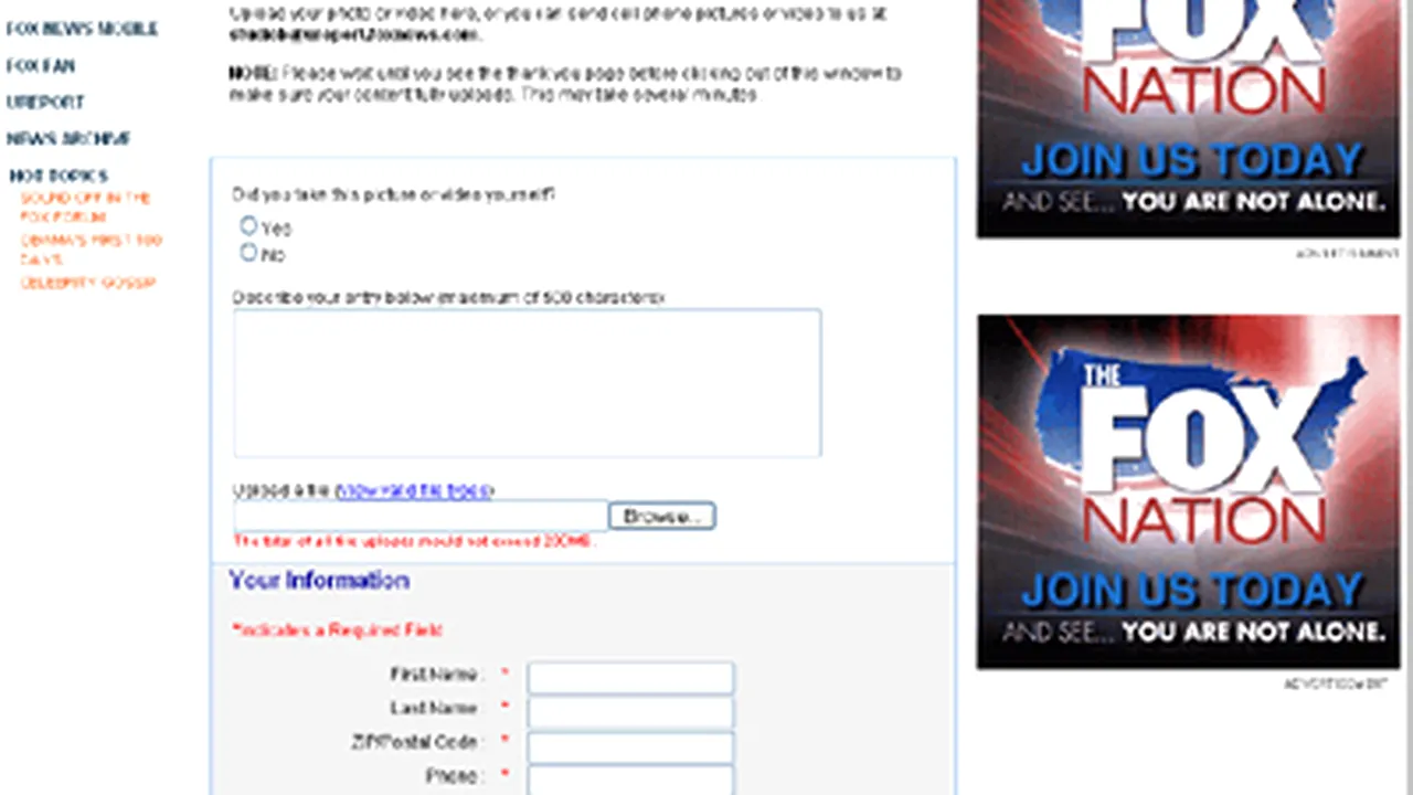 Fox News şi MySpace colaborează pentru o reţea de jurnalism cetăţenesc