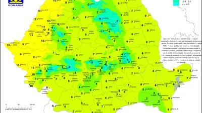 METEO Vreme capricioasă în România: ploi, lapoviță la munte și o încălzire temporară