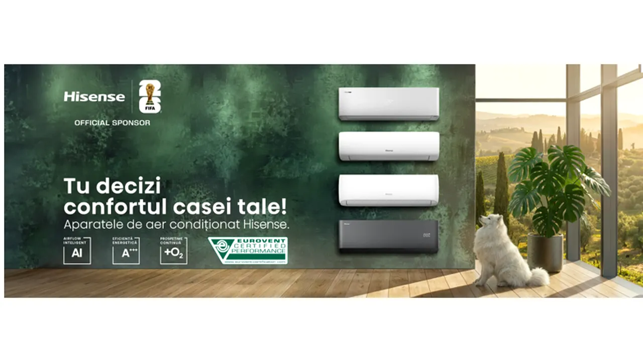 Hisense lansează gama de aparate de aer condiționat 2026, creată pentru confort inteligent în orice anotimp