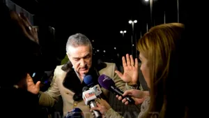 Gigi Becali asistă la meciul Steaua - Petrolul Ploieşti