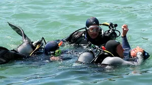 Scafandri dispăruţi în mare, în dreptul epavei vasului turcesc Medy - VIDEO
