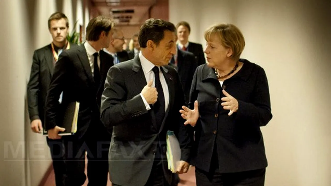 Summit-ul UE de la sfârşitul săptămânii: Merkel şi Sarkozy nu vor pleca fără un acord decisiv anticriză