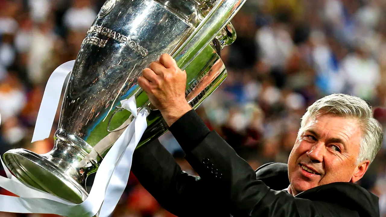 Carlo Ancelotti îl egalează pe Alex Ferguson în clasamentul victoriilor din Liga Campionilor