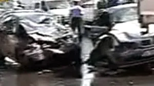 Accident grav pe DN1, în dreptul localităţii Otopeni (VIDEO)