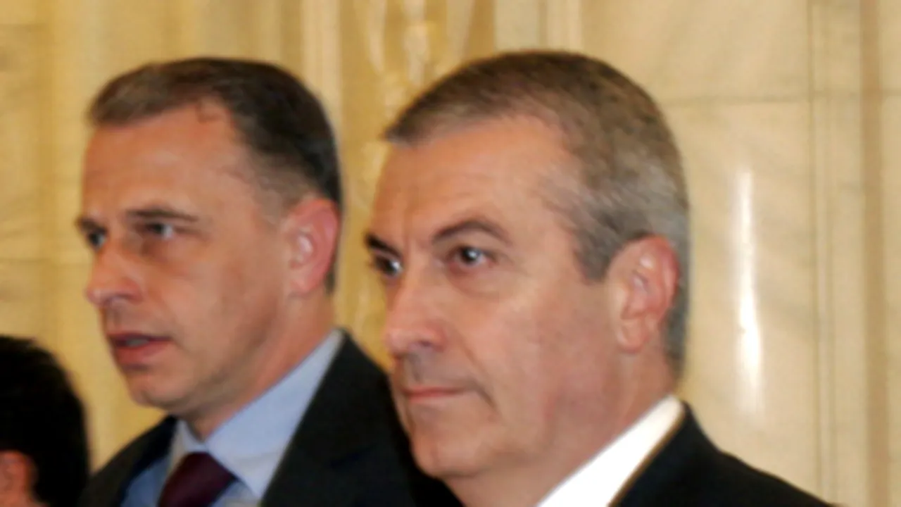 Boc: Geoană şi Tăriceanu s-au înţeles să blocheze moţiunea de cenzură