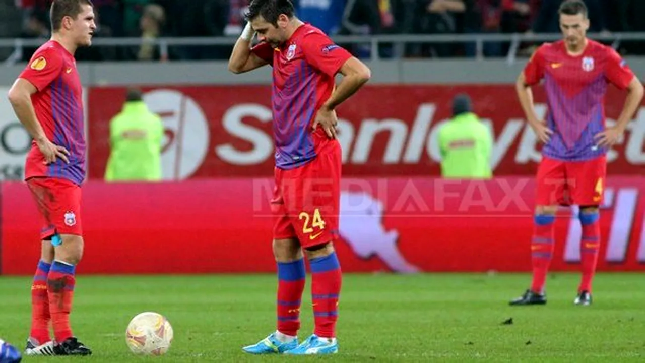 ÎNFRÂNGERE pentru STEAUA în LIGA EUROPA, scor 1-5 în meciul cu VfB STUTTGART