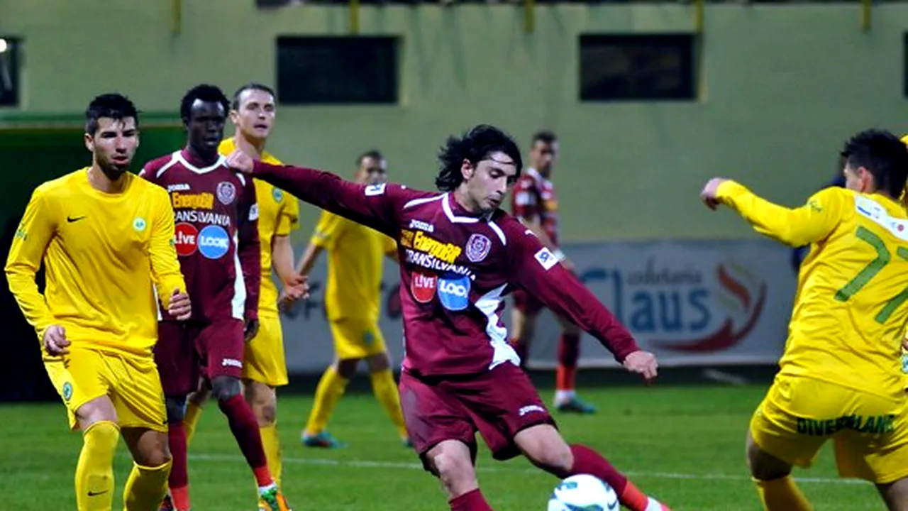 CFR Cluj a învins Concordia Chiajna, scor 2-1, în Liga I