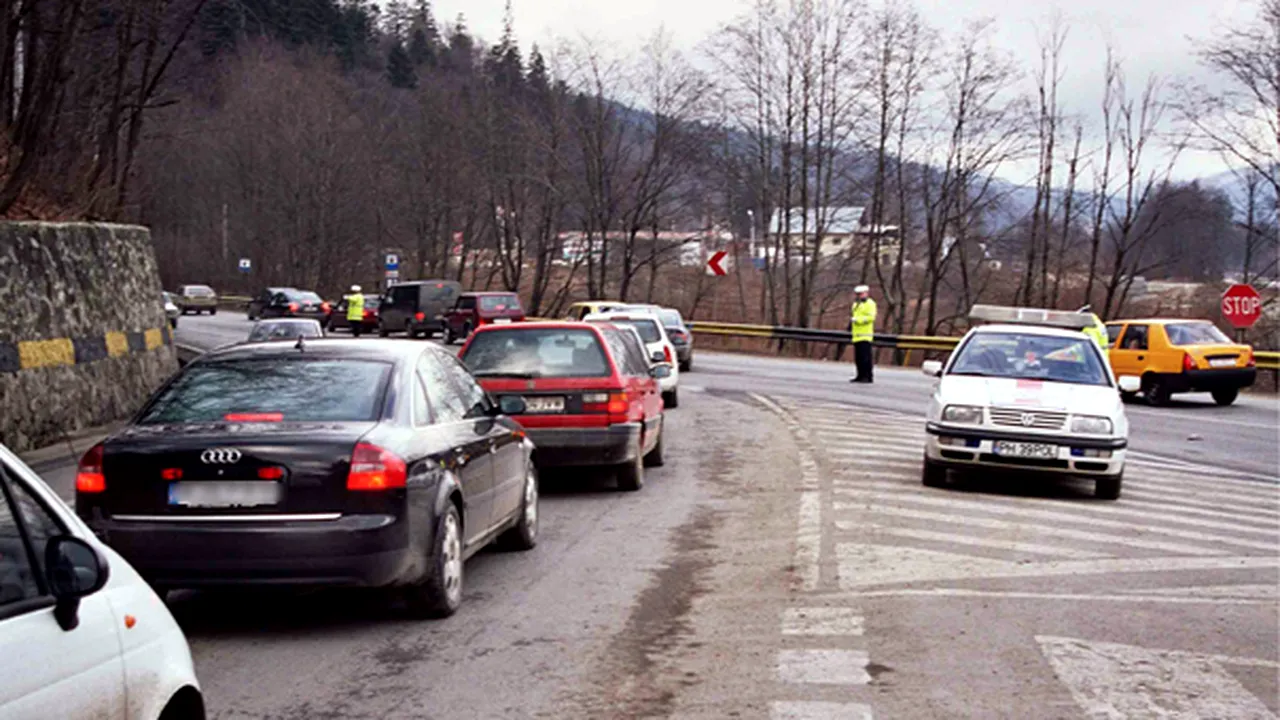 Traficul pe DN1 va fi întrerupt o oră în noaptea de joi spre vineri la Sinaia