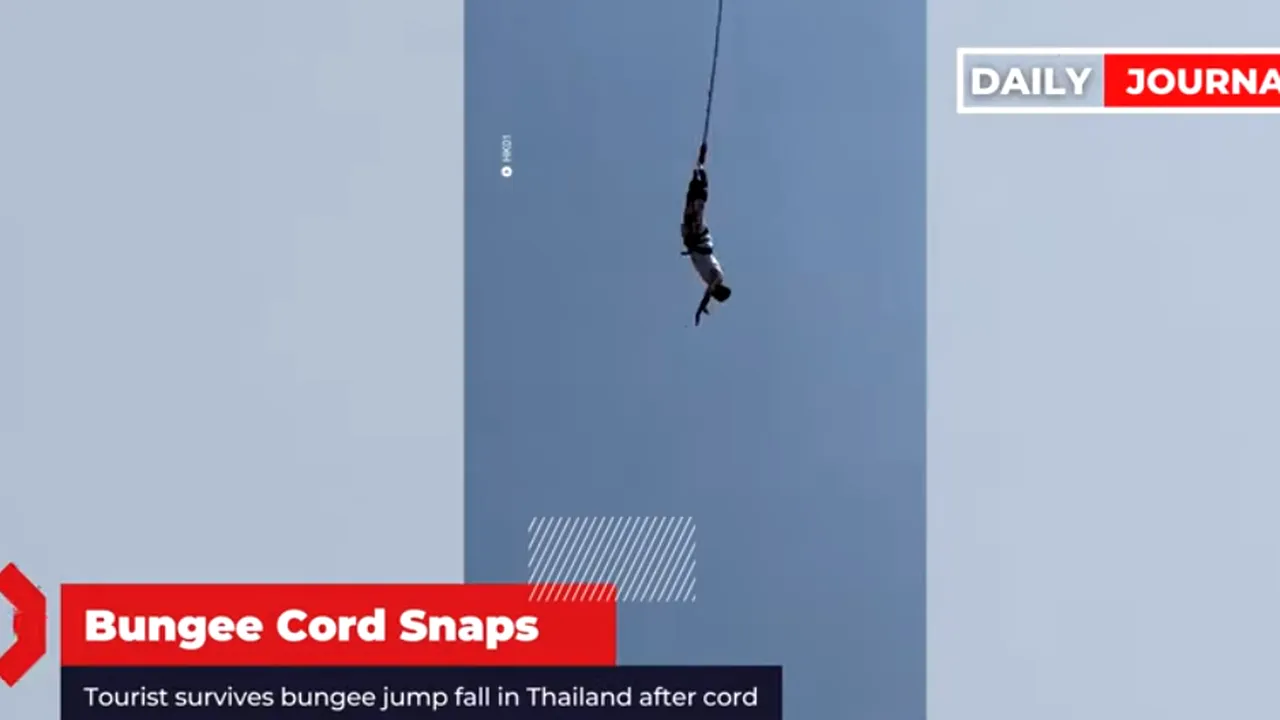 Şocul trăit de un turist, după ce coarda de bungee s-a rupt în timpul săriturii. Reacţia parcului de distracţii