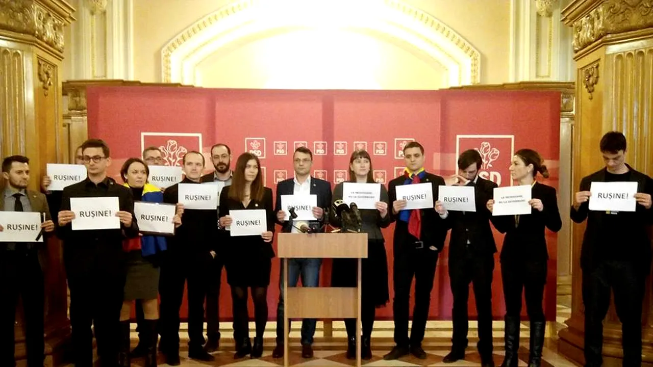 Incident în Parlament. Ministrul Justiţiei, Florin Iordache, şi-a întrerupt declaraţia de presă după ce mai mulţi parlamentari USR l-au boicotat