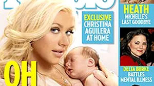 Primele fotografii ale fiului Christinei Aguilera, pe coperta revistei People