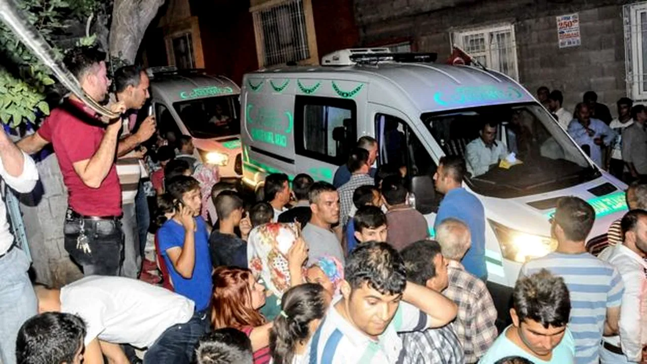Cel puţin 22 dintre victimele atacului sinucigaş din Gaziantep aveau sub 14 ani 