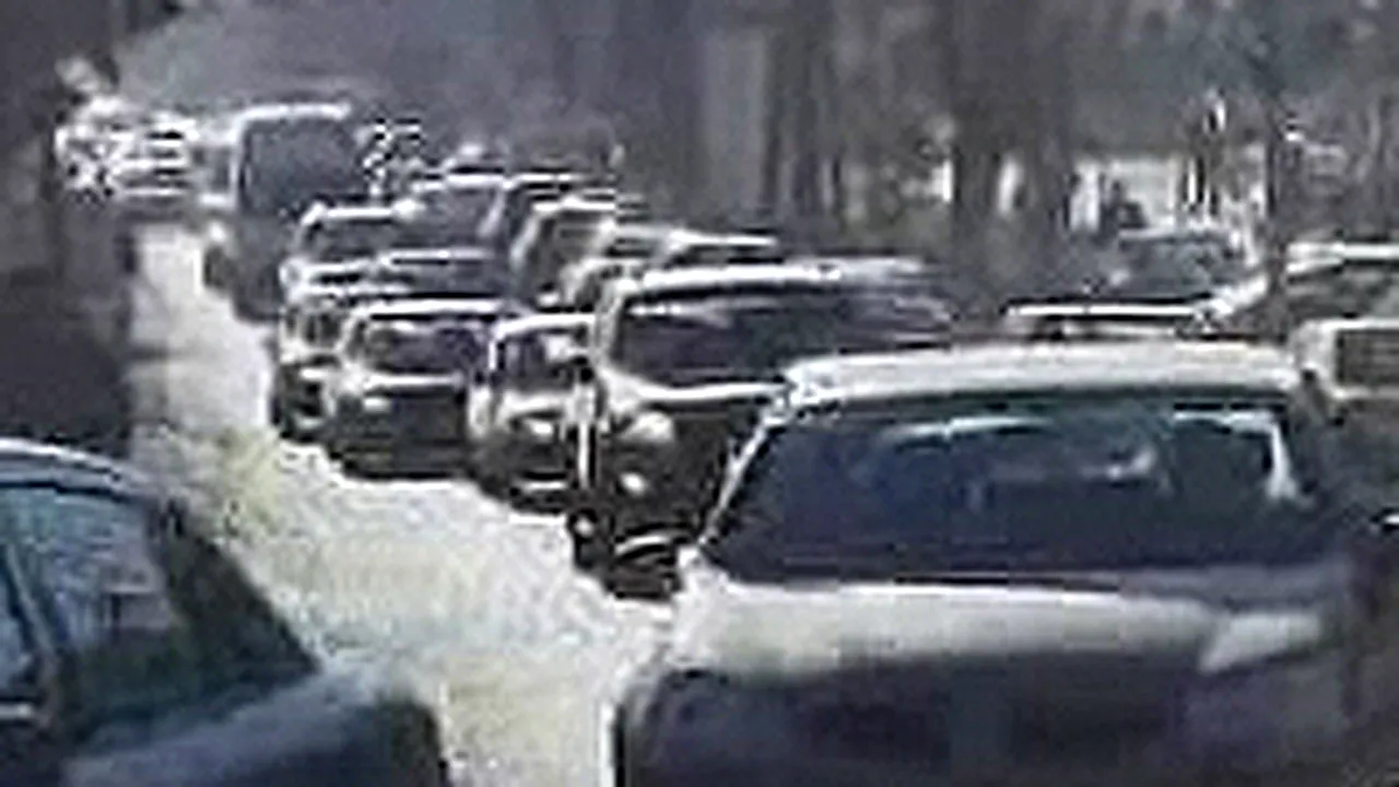 Circulaţie îngreunată pe DN 1, în zona Sinaia-Buşteni