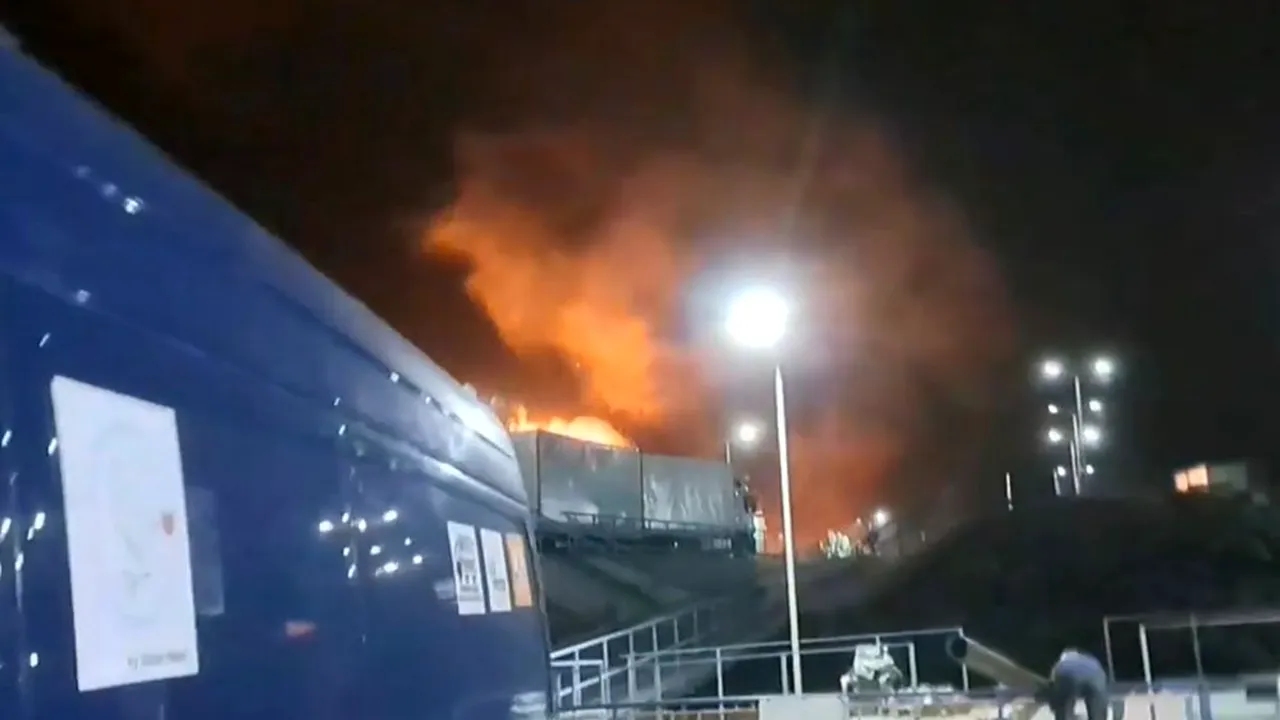 Traficul prin PTF Isaccea este închis total din cauza atacurilor din zona Ucrainei