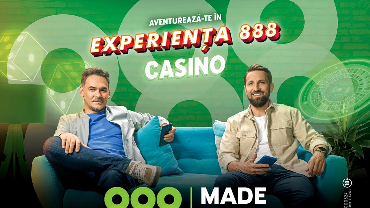 Colaborarea 888 & Răzvan şi Dani continuă în cadrul campaniei de marketing 888 Made To Play 