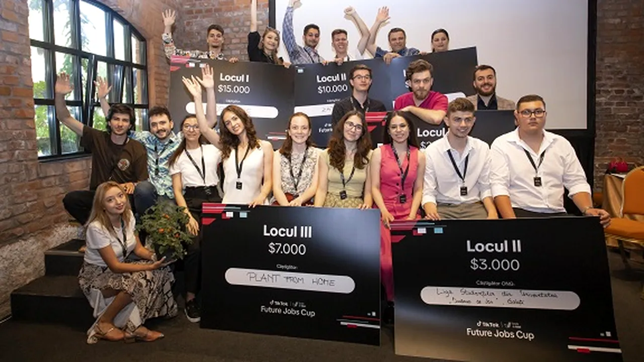 Future Jobs Cup, un proiect CSR susţinut de TikTok şi Şcoala de Valori