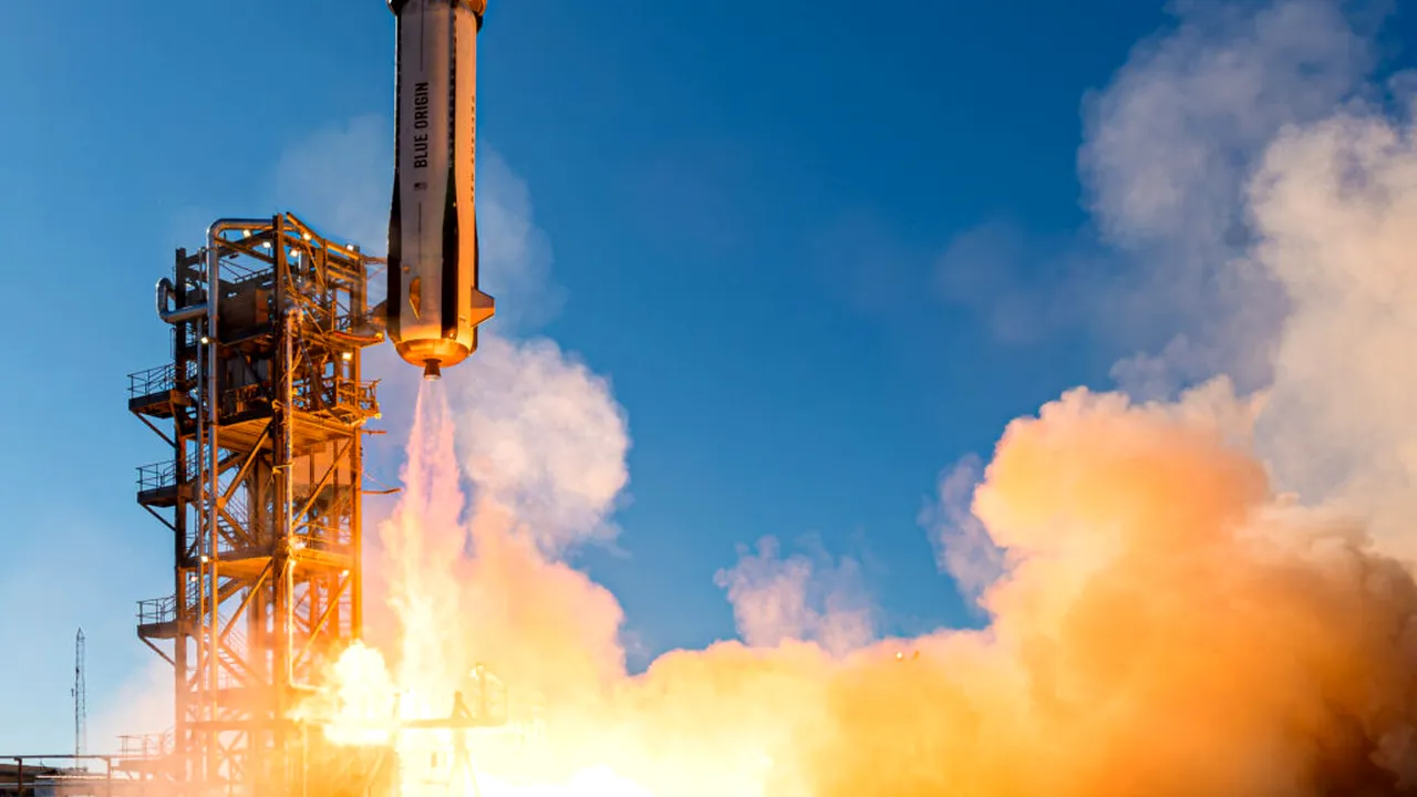 O rachetă Blue Origin a explodat în timpul unui test în Florida