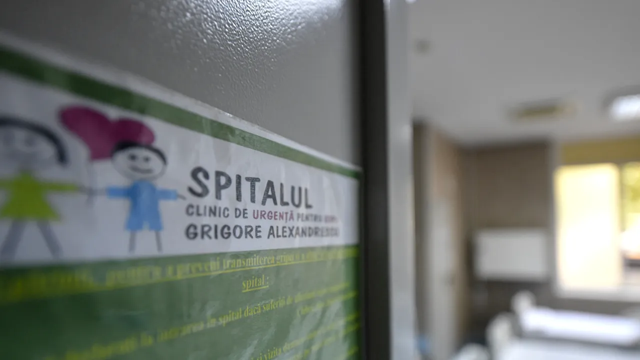 Compartiment special pentru copiii cu Covid-19. Pregătiri în caz de epidemie, la cel mai mare spital de copii din ţară