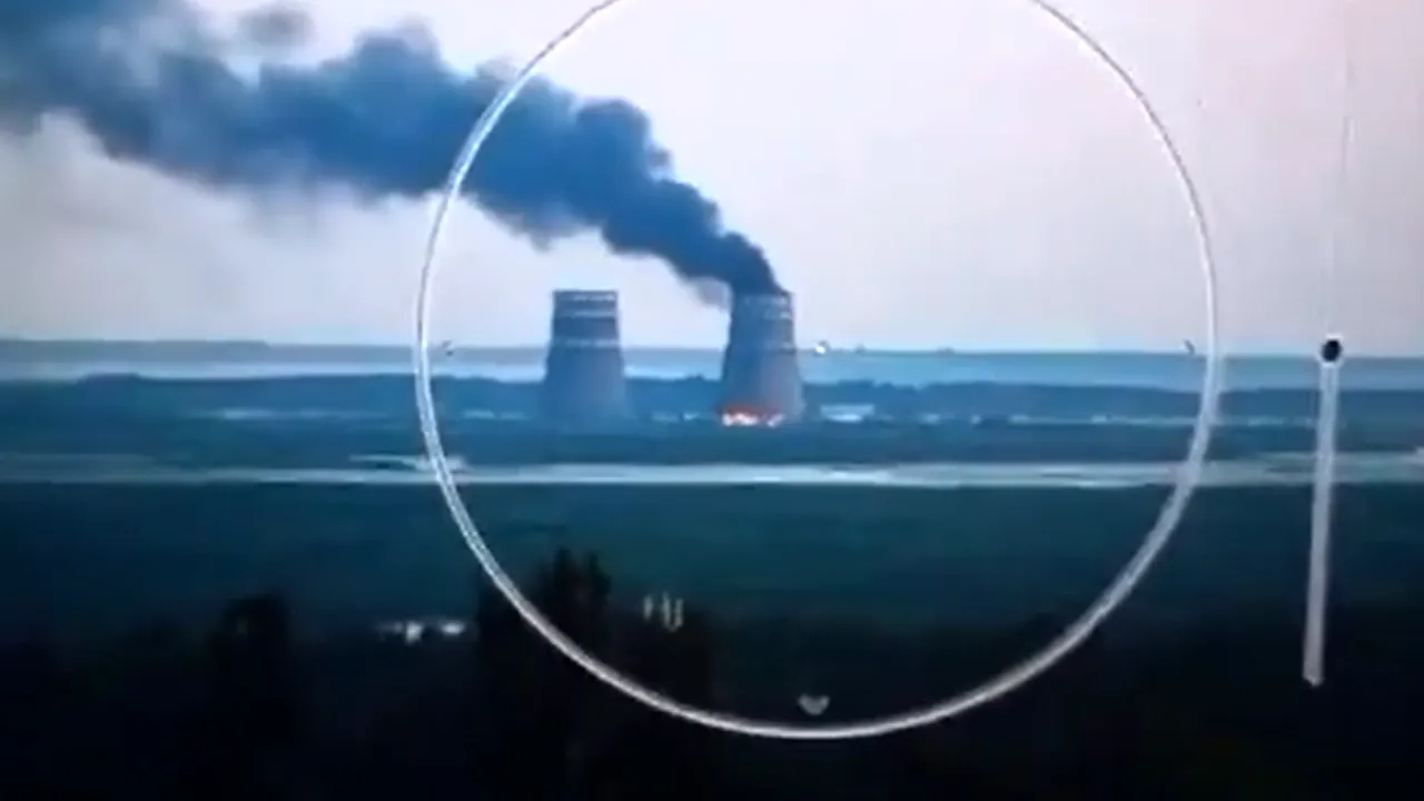 Arde centrala nucleară de la Zaporojie. Ucraina şi Rusia se acuză reciproc