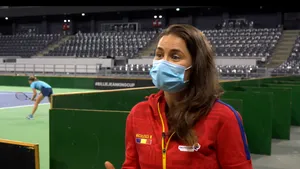 Bilie Jean King Cup. Căpitanul-jucător Monica Niculescu are emoţii înaintea meciului cu Italia. VIDEO