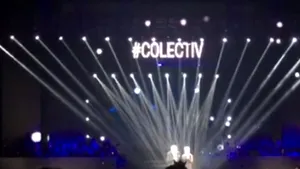 Loredana şi Gabriel Cotabiţă au adus un omagiu victimelor din incendiul de la Colectiv - VIDEO