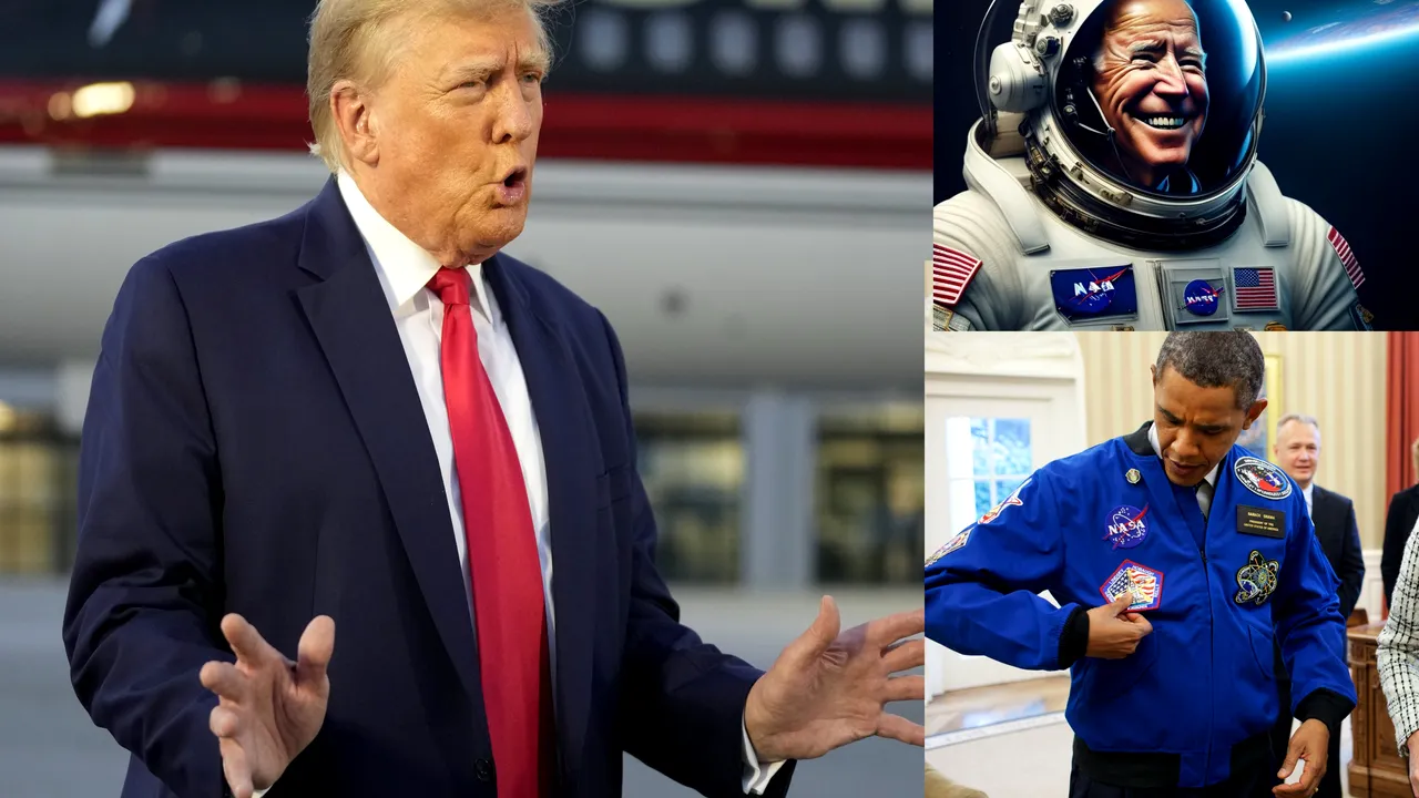 Inteligenţa Artificială duce comedia la un nou nivel: Trump, Biden şi Obama călătoresc în spaţiu 