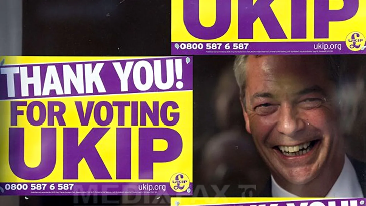 Susţinere fără precedent pentru rămânerea Marii Britanii în UE, graţie creşterii în sondaje a UKIP