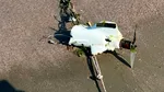 Fragment de dronă recuperat din din apropiere de plaja Zoom Beach din Constanța