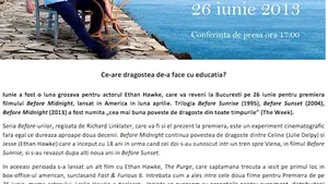 Ethan Hawke vine la Bucureşti pentru premiera filmului 
