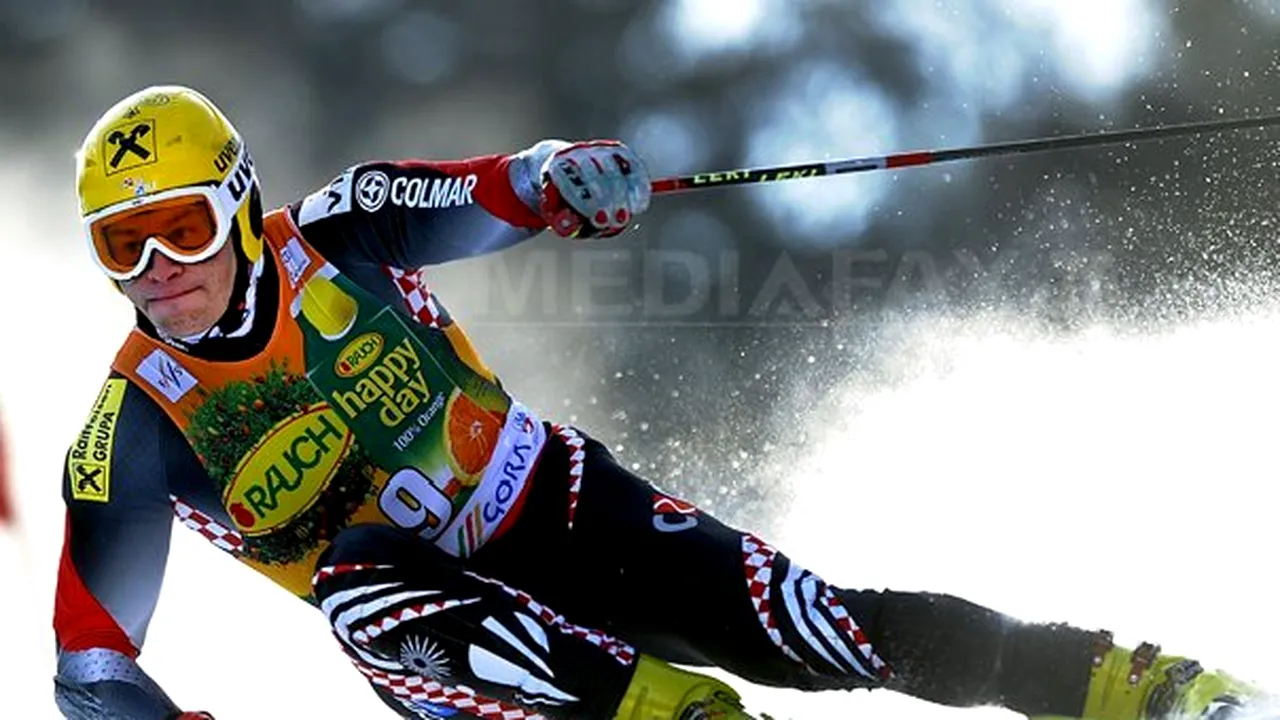 Ivica Kostelic a câştigat, pentru prima dată în carieră, Cupa Mondială la schi alpin