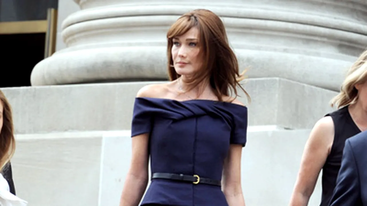 Carla Bruni-Sarkozy vine la Bucureşti