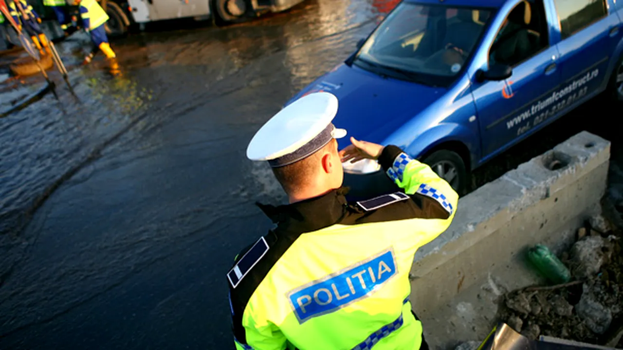 Circulaţia pe DN1, la ieşirea din Bucureşti, a fost reluată