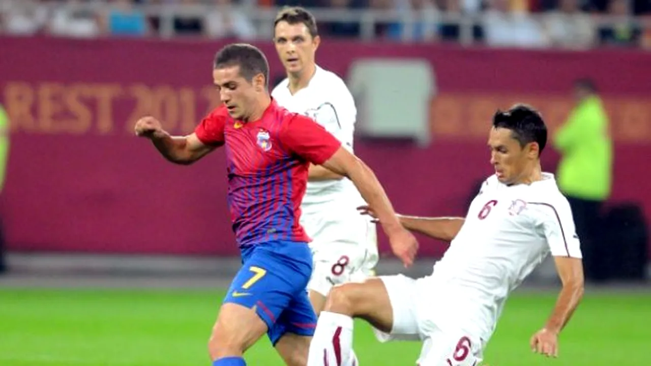 Steaua a învins Rapid, scor 1-0, în derby-ul etapei a IX-a a Ligii I