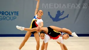 Echipa României a câştigat medalia de argint la Campionatele Mondiale de Gimnastică Aerobică