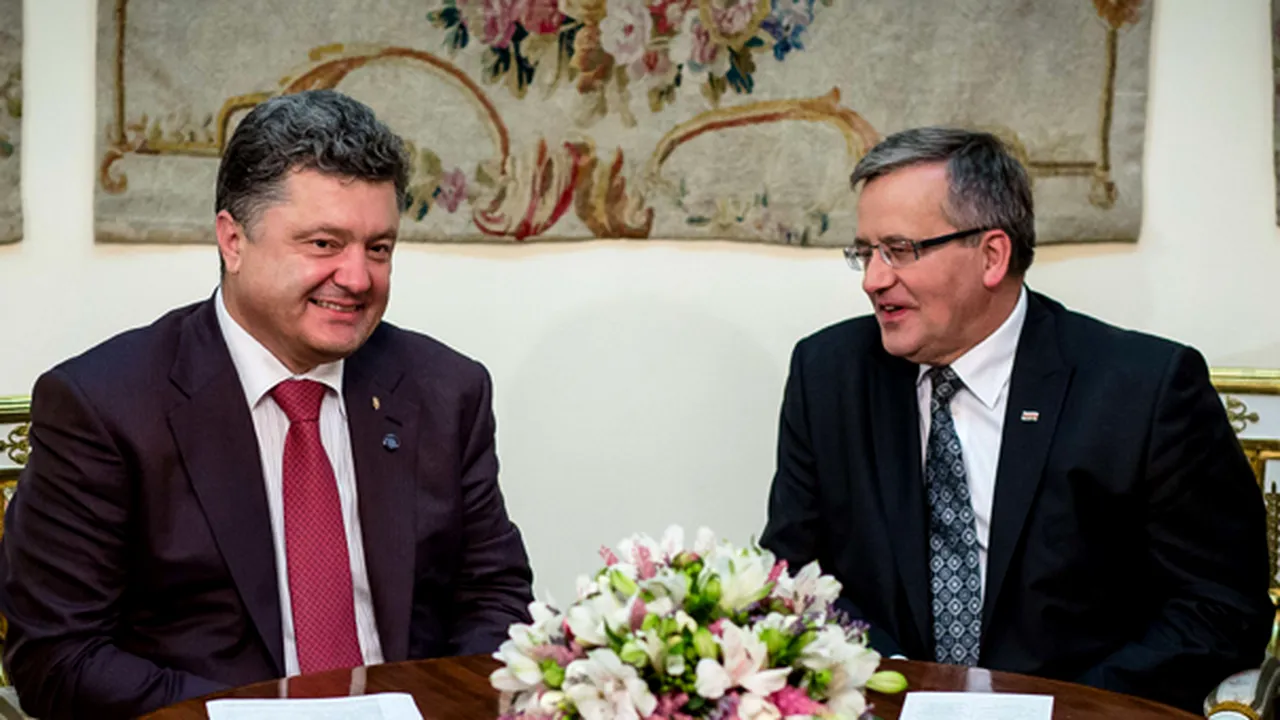 Poroşenko şi Komorowski vor efectua împreună o vizită Republica Moldova 