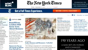 NY Times a integrat în site-ul său oficial Facebook şi Twitter, pentru a creşte nivelul dezbaterilor