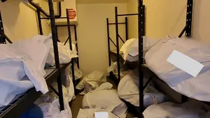 Într-un spital din Detroit, cadavrele celor decedaţi de Covid-19 sunt depozitate într-o debara