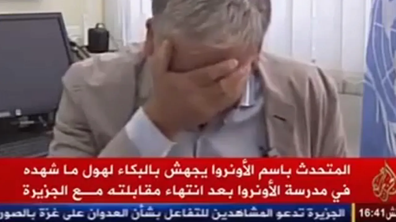 Un purtător de cuvânt al ONU izbucneşte în plâns când vorbeşte despre copiii palestinieni ucişi în Fâşia Gaza - VIDEO