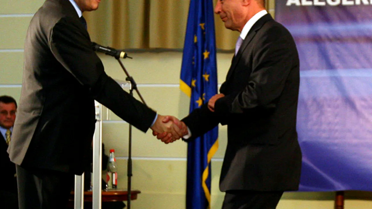 Declaraţii de la dezbaterea publică între Băsescu şi Antonescu - VIDEO