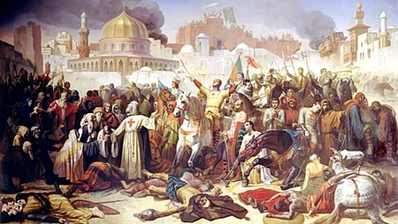 15 iulie 1099 - Prima Cruciadă: Ierusalimul este capturat de cruciaţi 