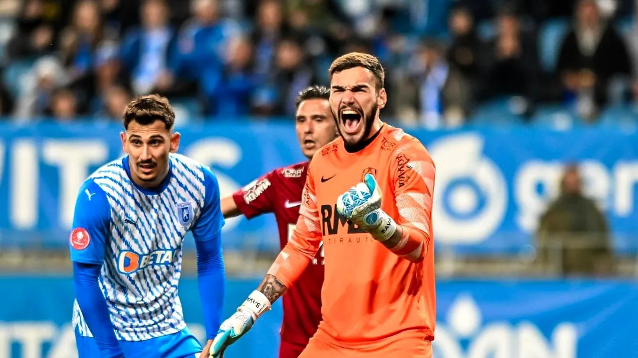 CFR Cluj se apropie la un punct de locul doi, după succesul din deplasare cu Universitatea Craiova