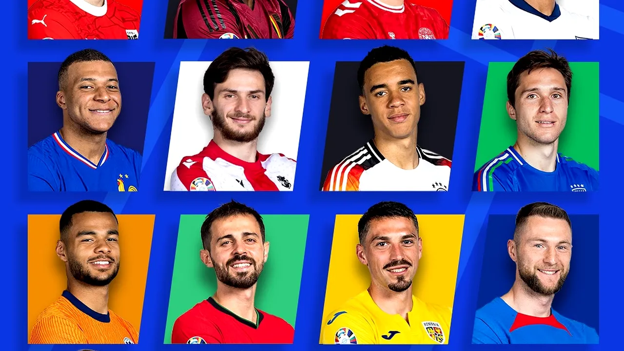 Flashscore: cum arată cel mai bun 11 după faza grupelor de la Euro 2024