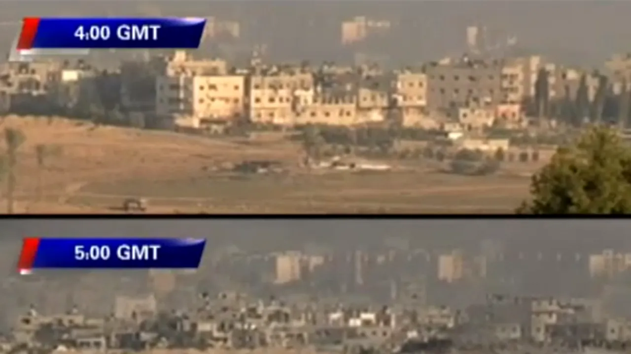Înainte şi după bombardament. Cum arată Gaza în urma atacurilor israeliene - VIDEO