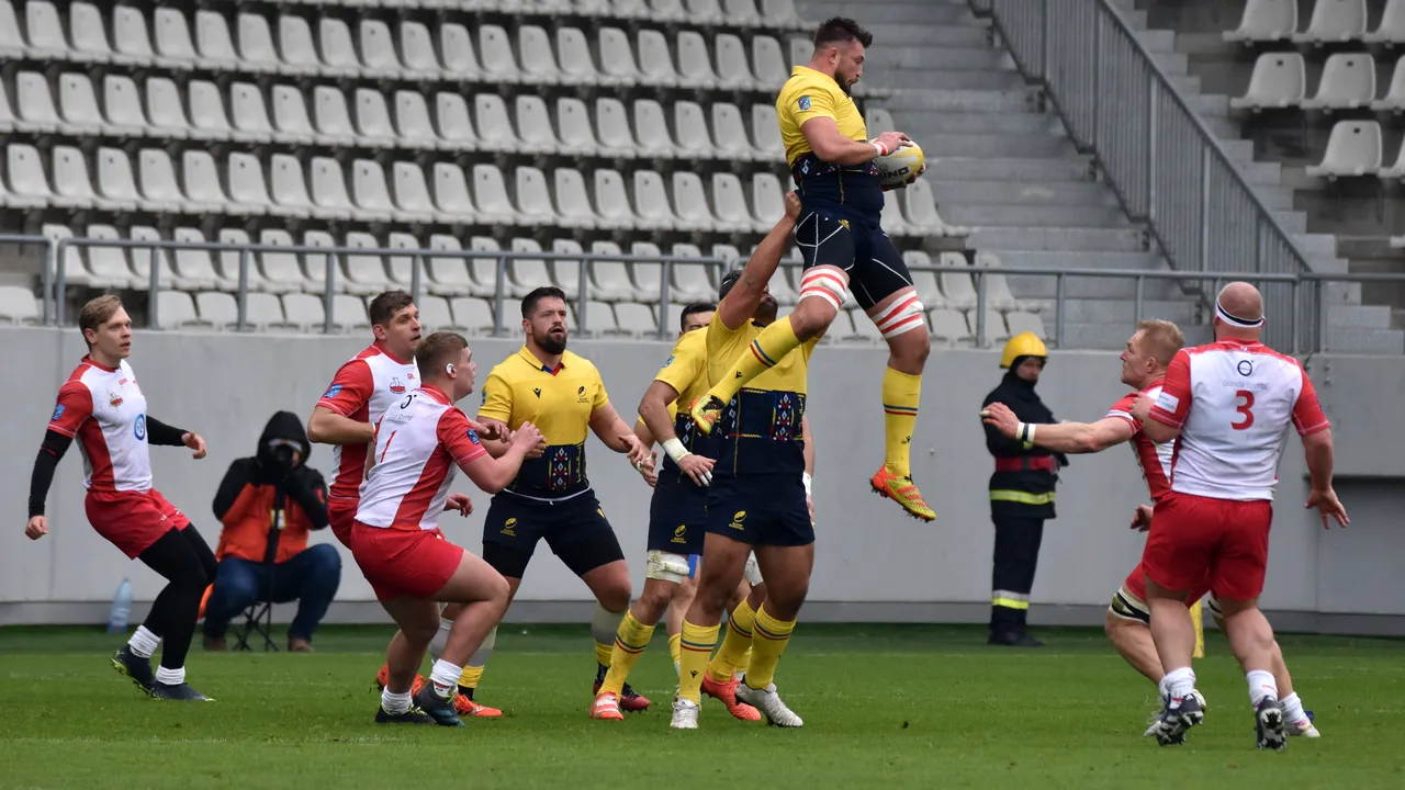 Cei 35 de stejari convocaţi pentru finala mică a Campionatului European de Rugby