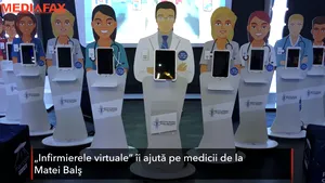 Prima echipă românească de „infirmiere” care nu se infectează şi nu obosesc îi ajută pe medicii de la Matei Balş