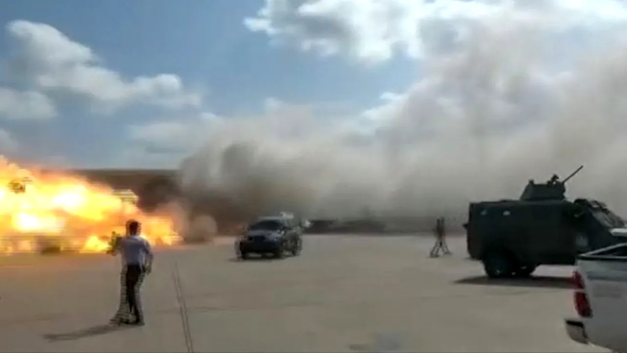 Aeroportul din capitala Yemenului a fost bombardat de către armata Arabiei Saudite