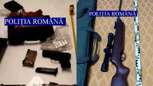 Percheziţii în Bucureşti şi în alte 36 de judeţe: se caută arme aduse în ţară ilegal, prin curierat