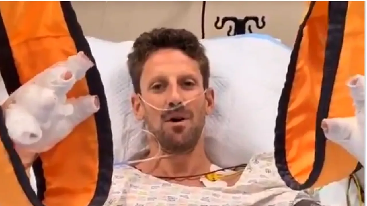 Reacţia lui Grosjean, pilotul care a scăpat dintr-un un accident cum rar s-a mai văzut în F1. ”Fără acel dispozitiv, acum nu mai stăteam de vorbă cu voi!”