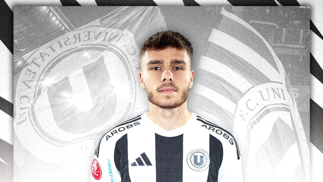 Mijlocaşul slovac Andrej Fabry a semnat cu FC Universitatea Cluj