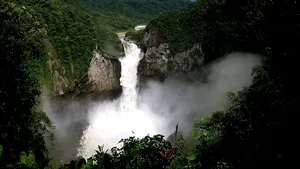 Cea mai mare cascadă din Ecuador a dispărut. Ce a mai rămas acum din obiectivul turistic care atrăgea zeci de mii de oameni în fiecare an